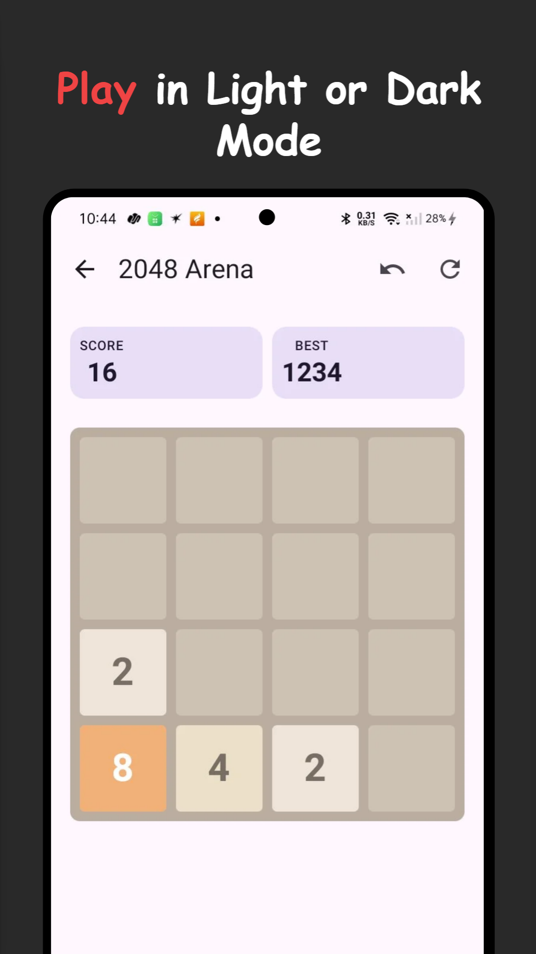 TileX 2048 Android gameplay screenshot 4